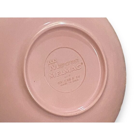 Marcrest Melmac Pink Coral Bread Side Plates, Sm & Med Bowls Lot MCM Mar-crest - Picture 6 of 8